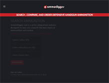 Tablet Screenshot of ammodigger.com